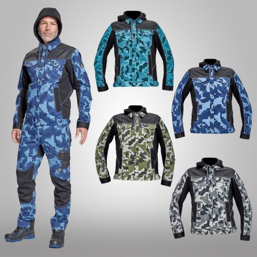 NEURUM CAMOUFLAGE BUNDA S KAPUCÍ