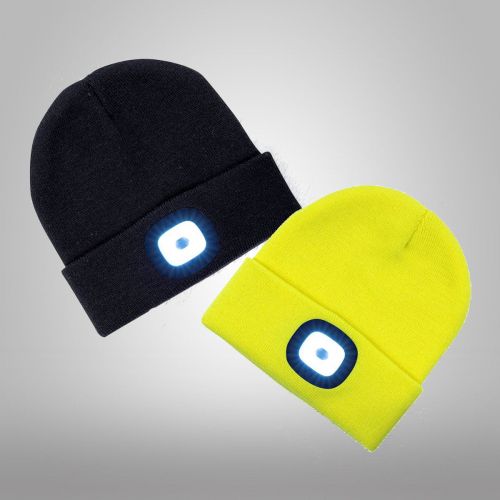 Čepice s LED svítilnou